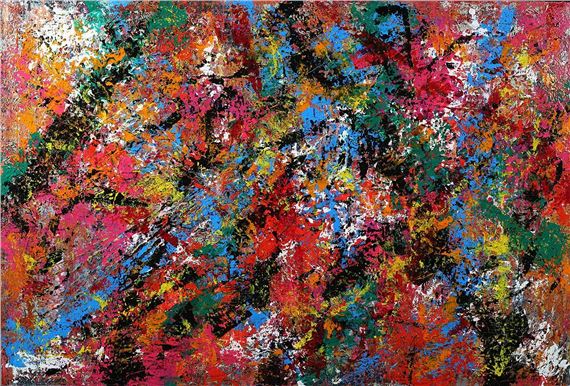 abstract in magenta by Benjamin Frais