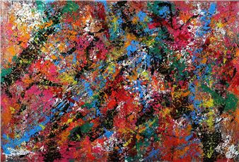 abstract in magenta - Benjamin Frais