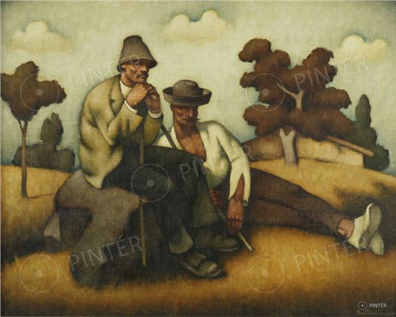 Shepherds by Sándor Basilides