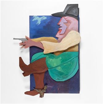 Cowboy with Yellow Arm - Bill Gersh