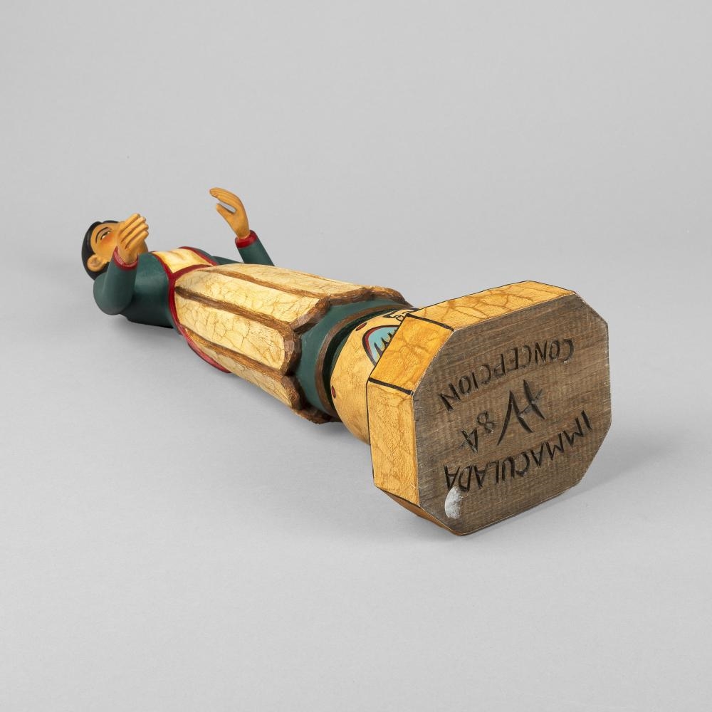 Artwork by Horacio Valdez, Inmaculada Concepción, Made of Carved and painted wood