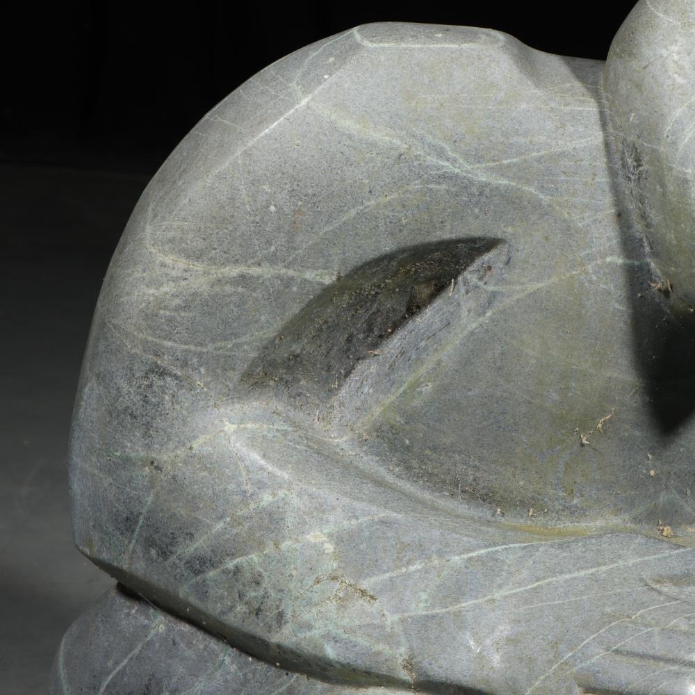 Mavis Mabwe | seated male figure | MutualArt