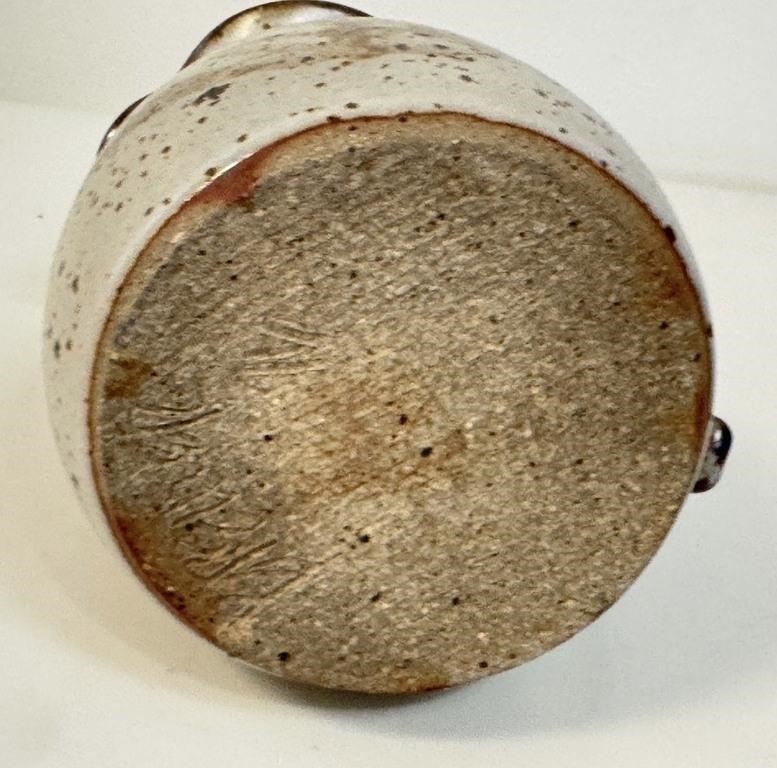 Artwork by Judy Blake, NICE JUDY BLAKE BREWER SIGNED POTTERY PITCHER, Made of Pottery