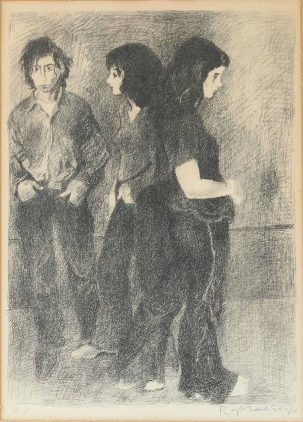 Raphael Soyer | Three Figures | MutualArt