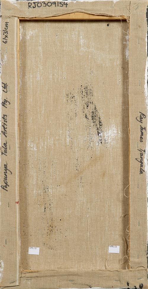 Artwork by Ray James Tjangala, Untitled 2003, Made of synthetic polymer paint on linen