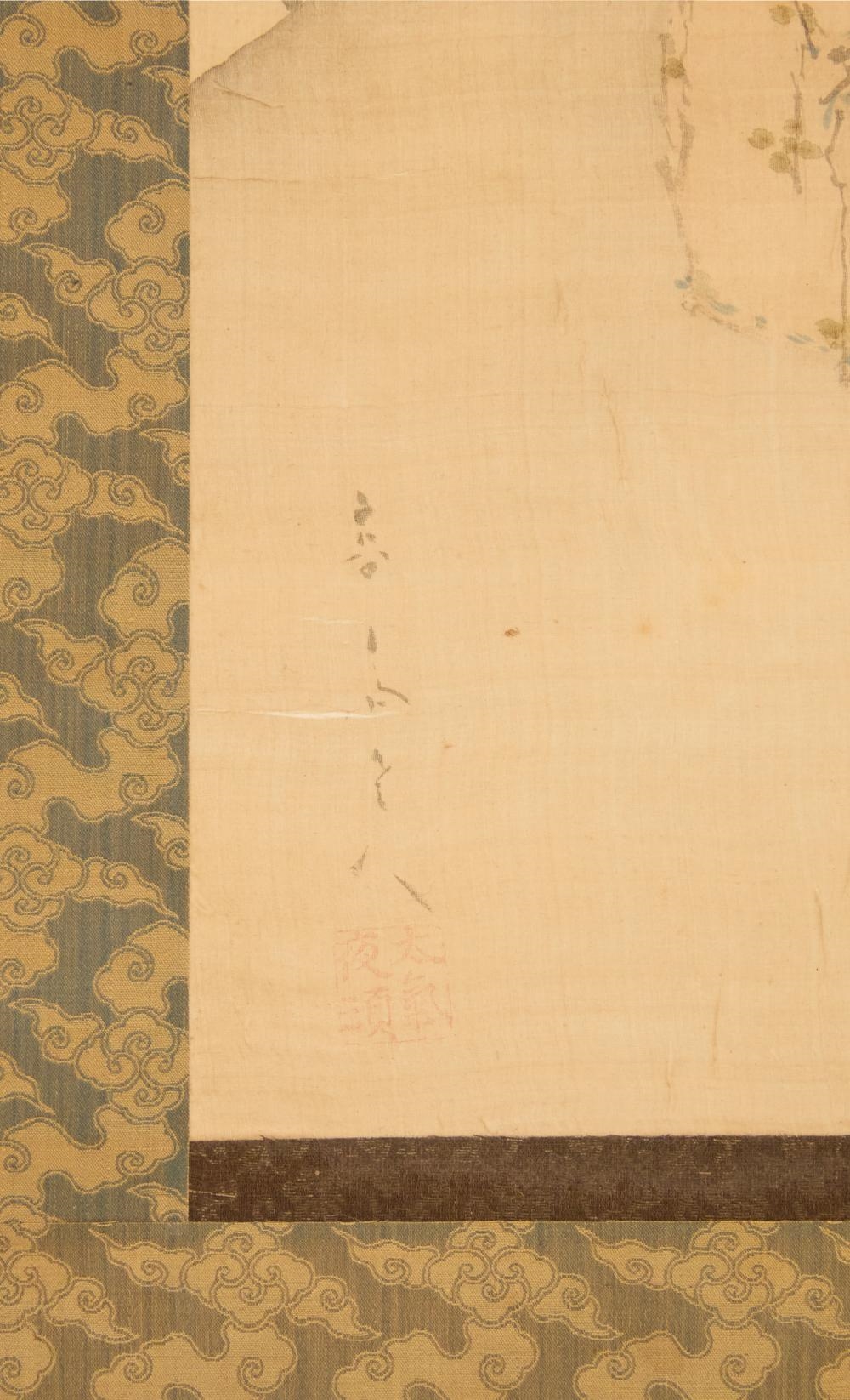 Japanese School | Fine Japanese Hanging Scroll of a Samurai | MutualArt