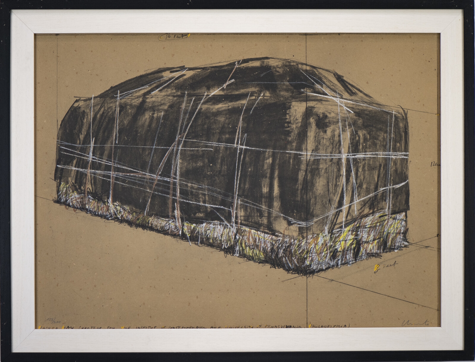 Christo | PACKED HAY PROJECT FOR THE INSTITUTE OF CONTEMPORARY ART ...