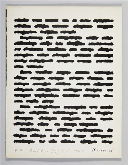 PAGINA CANCELLATA by Emilio Isgrò, 1968
