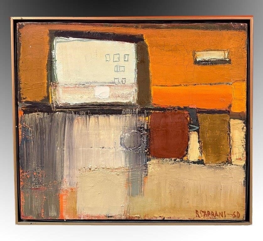 Artwork by Raimonds Staprans, The White House, Made of Oil/Canvas