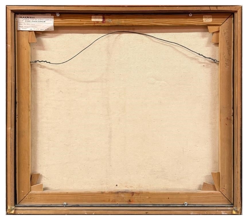 Artwork by Raimonds Staprans, The White House, Made of Oil/Canvas