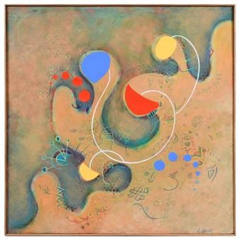 MODERNIST ABSTRACT COMPOSITION - Linda Larisch