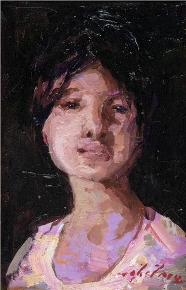 Young Woman Portrait - Tiberiu Chelaru