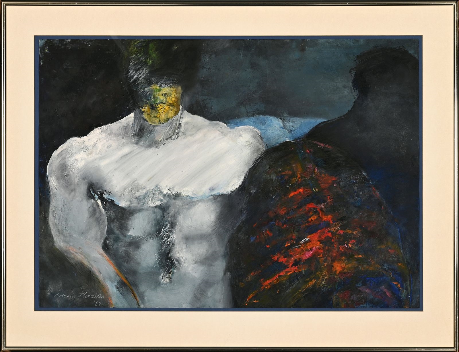 Artwork by Artemis Moraites, Perpetual, Made of oil on paper