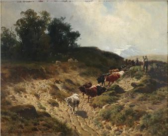 Almabtrieb in der Ramsau - Arnold Steffan