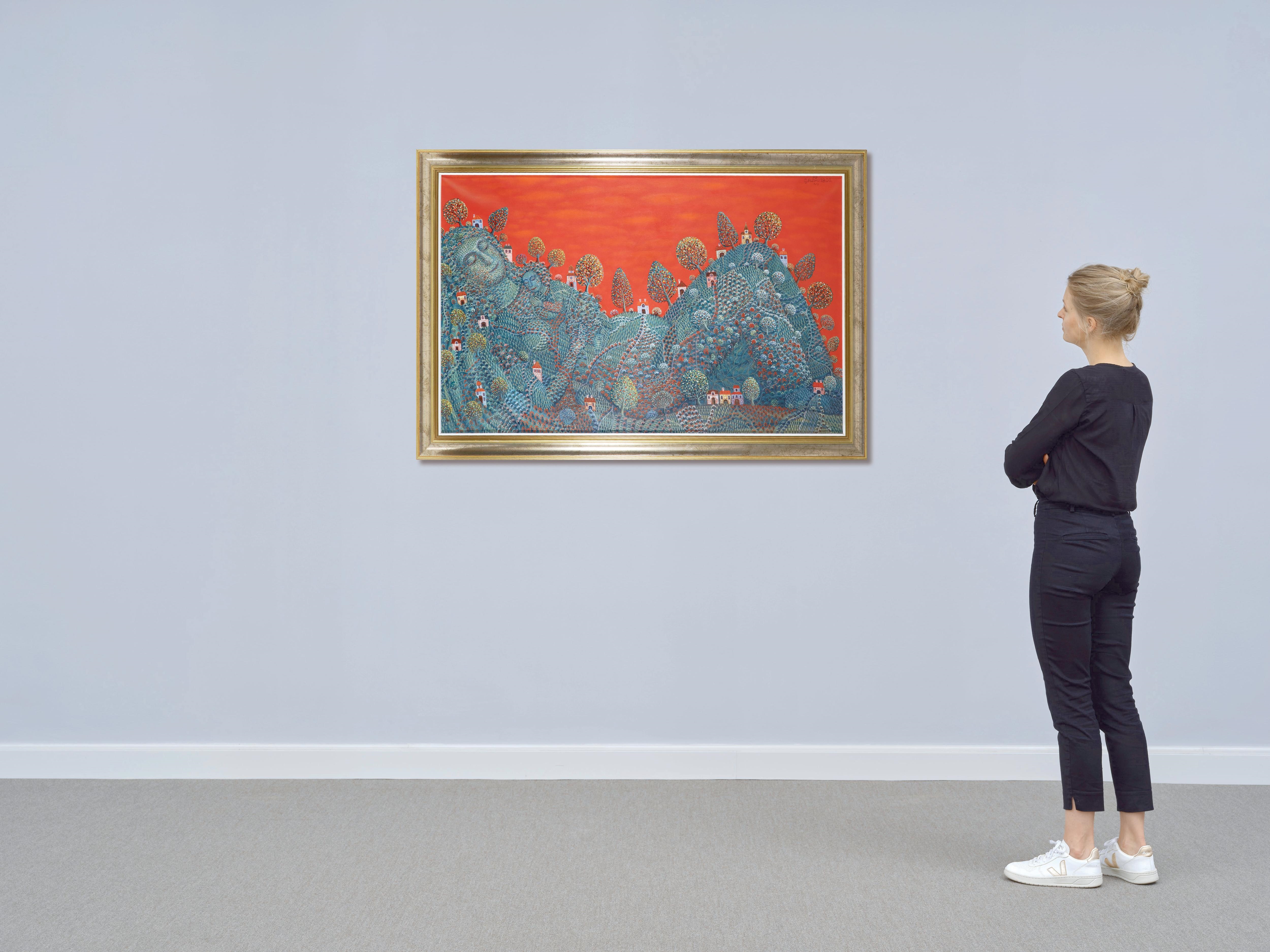 Artwork by Tamás Galambos, (Budapest 1939 geb.) Sommer, Made of oil on canvas