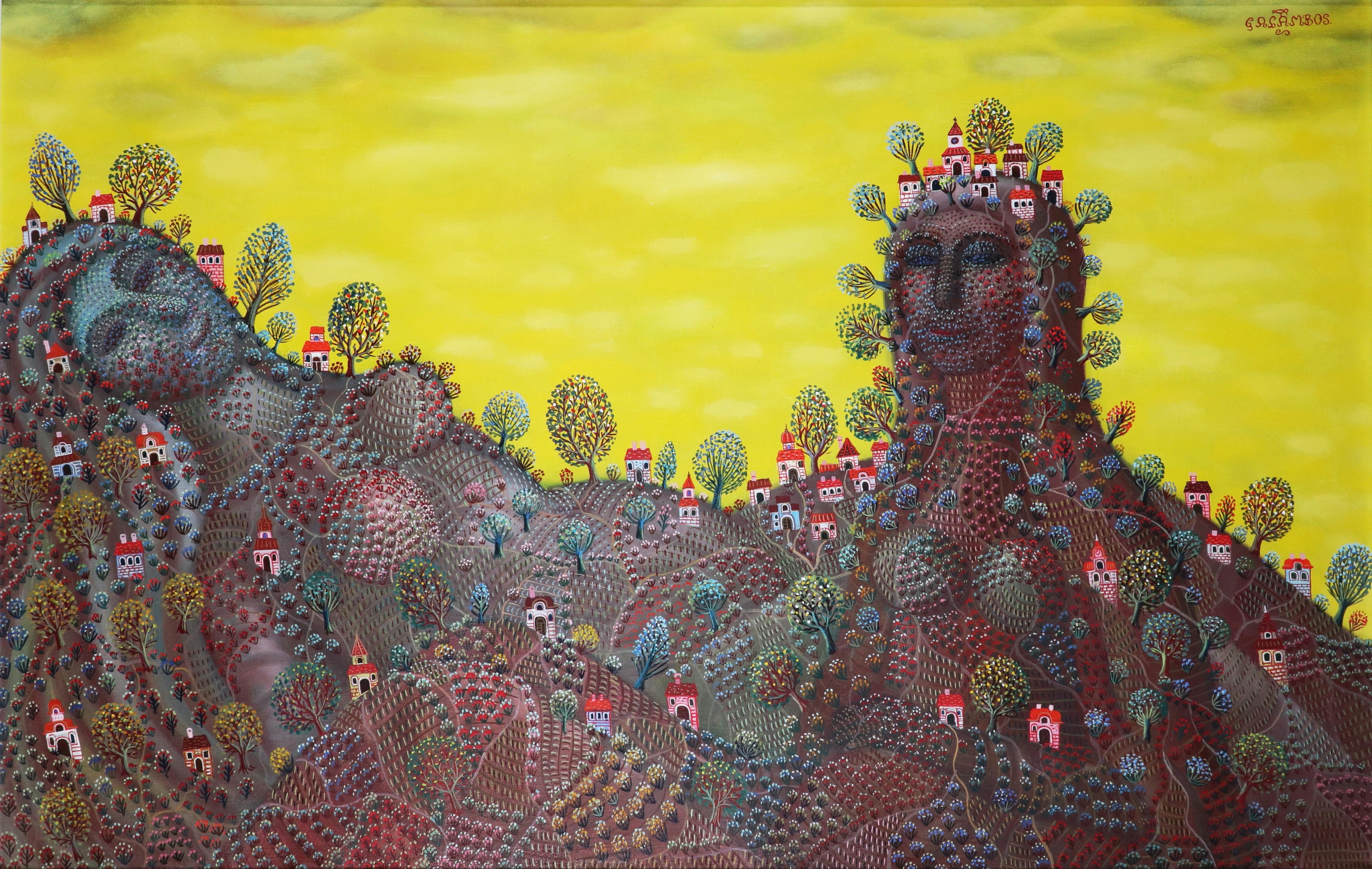 Artwork by Tamás Galambos, Herbst, Made of oil on canvas