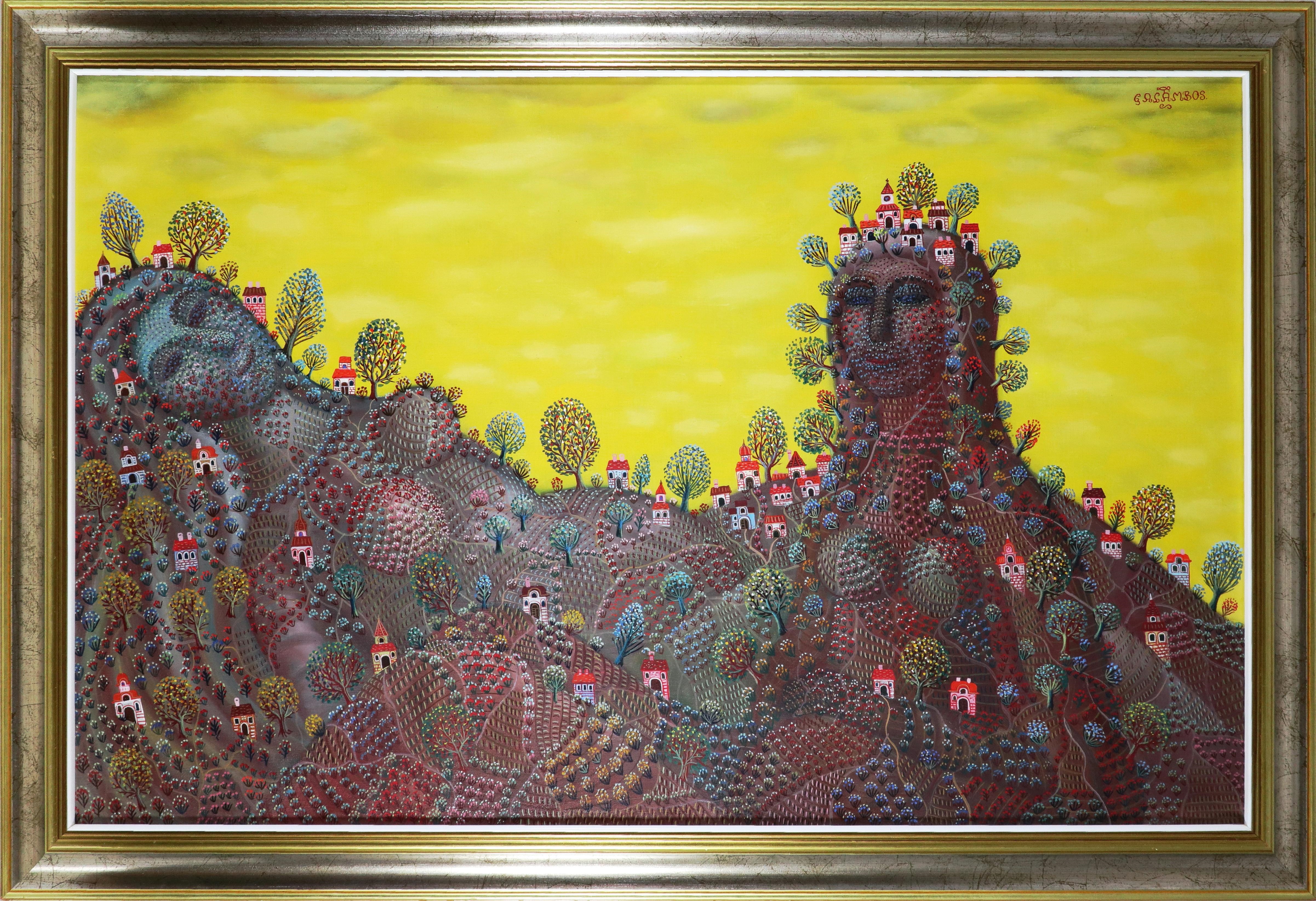 Artwork by Tamás Galambos, Herbst, Made of oil on canvas