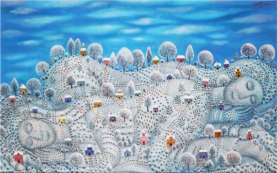 Winter by Tamás Galambos, ca.1989