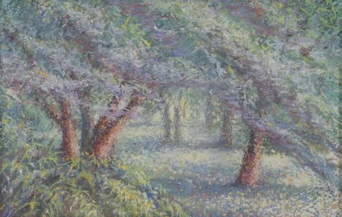 Artwork by Antonio Munill, "FEMALE NUDE", Made of Pastel on paper