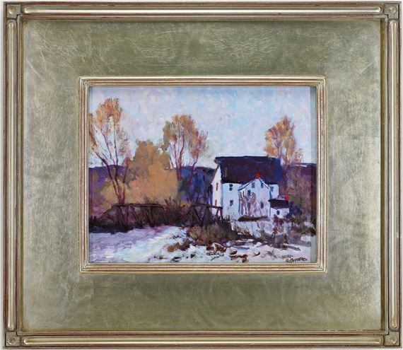 Mill in Winter by Ray Overpeck