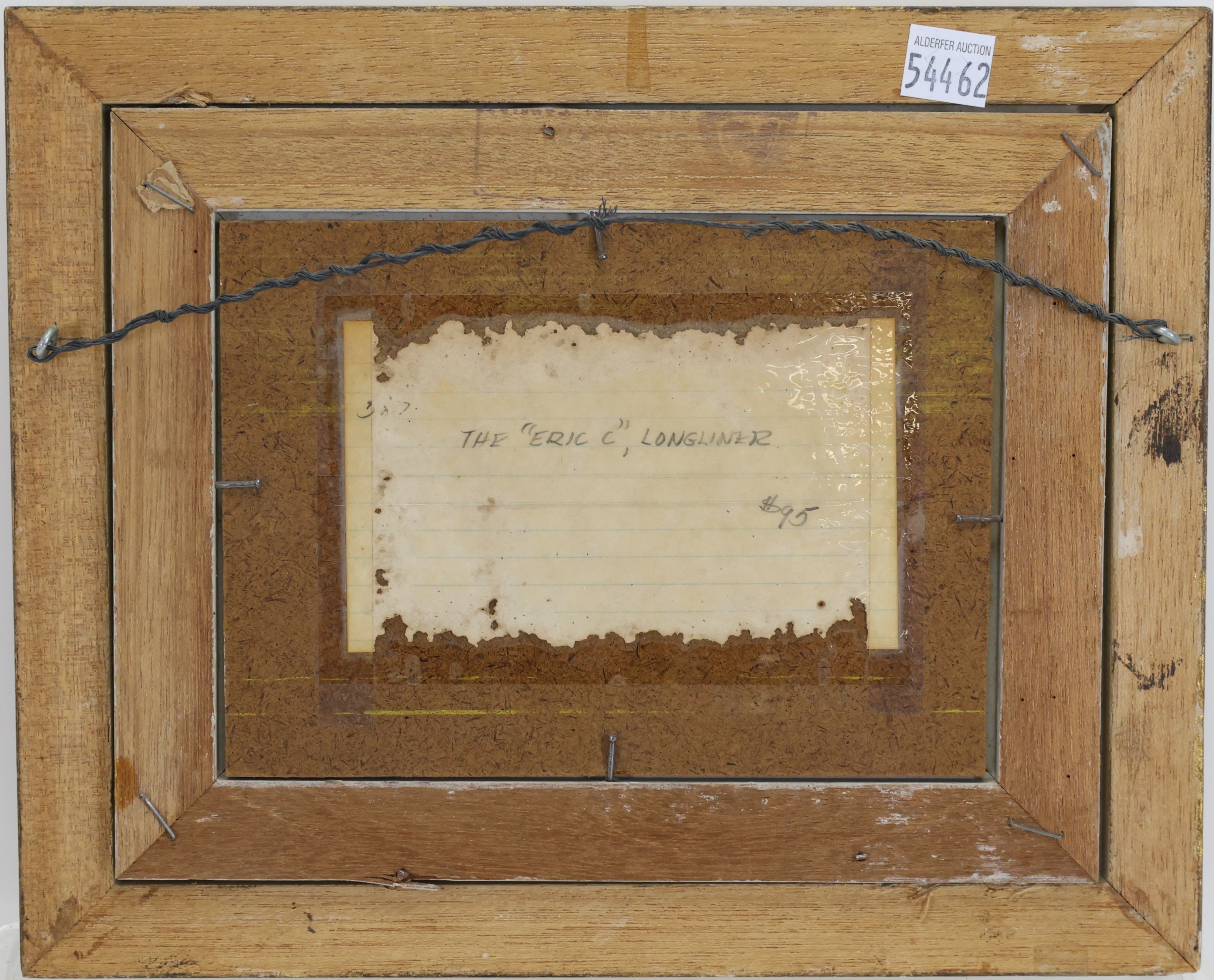 Artwork by Joseph Crilley, The Eric C, Made of Oil on board