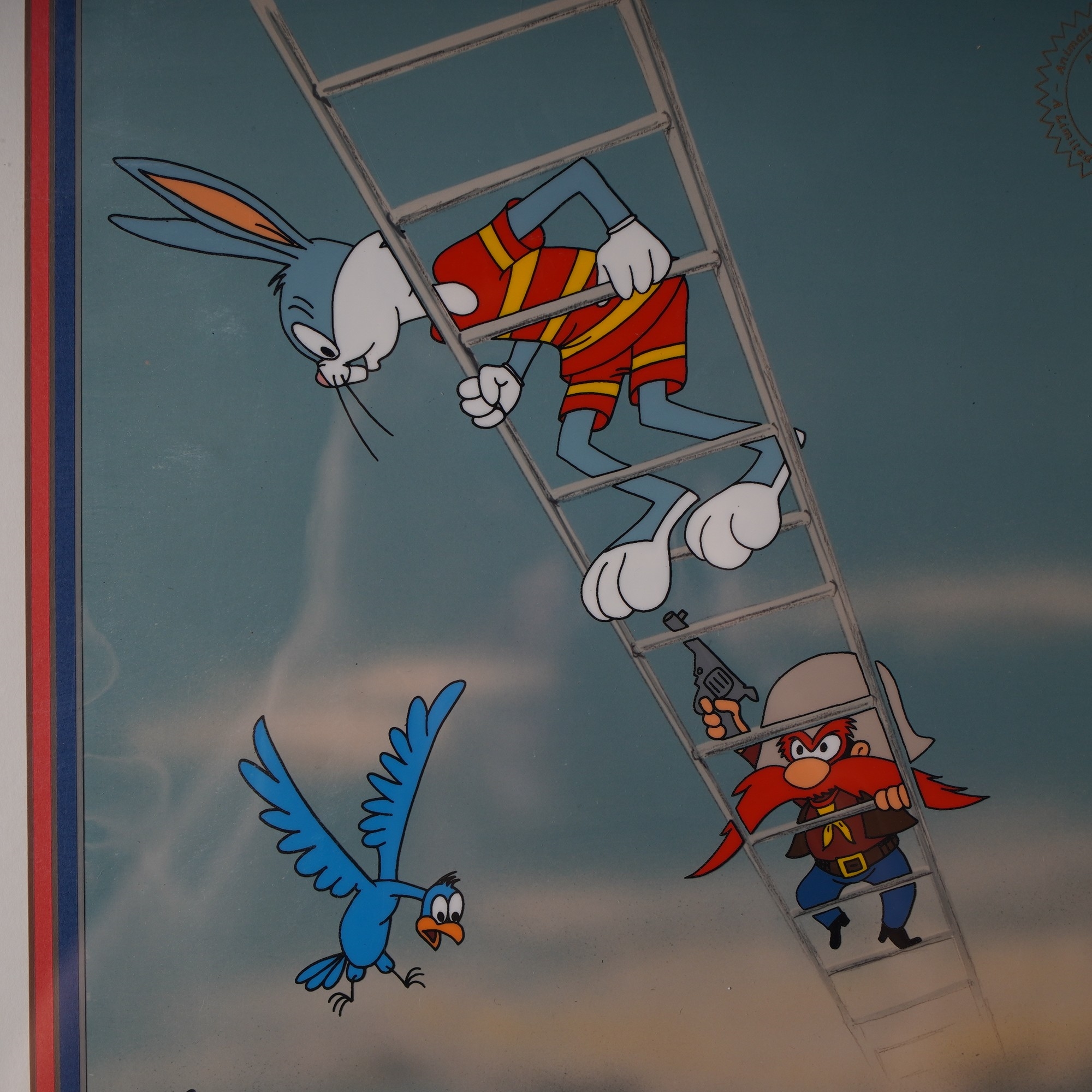 Friz Freleng | Friz Freleng Signed Bugs Bunny & Yosemite Sam Animation ...