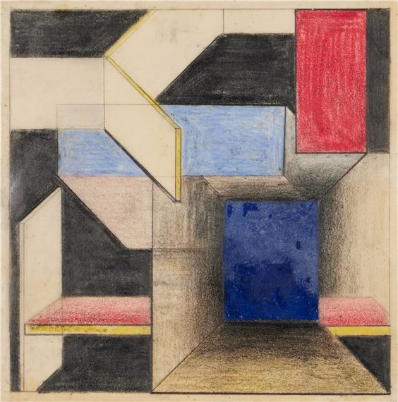 Suzanne Redstone | Drawing for Built Environment (1968) | MutualArt