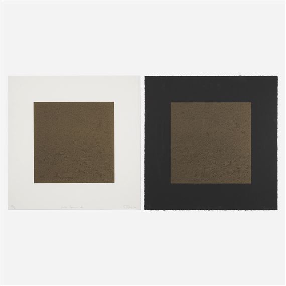 Gold Square I; Gold Square II (two works - Sara Sosnowy