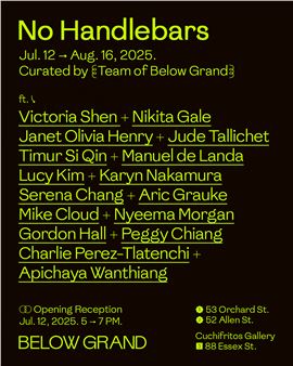 No Handlebars - Below Grand (Orchard St.)