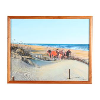 Wild Horses in the Sand Dunes - Paul Minnis