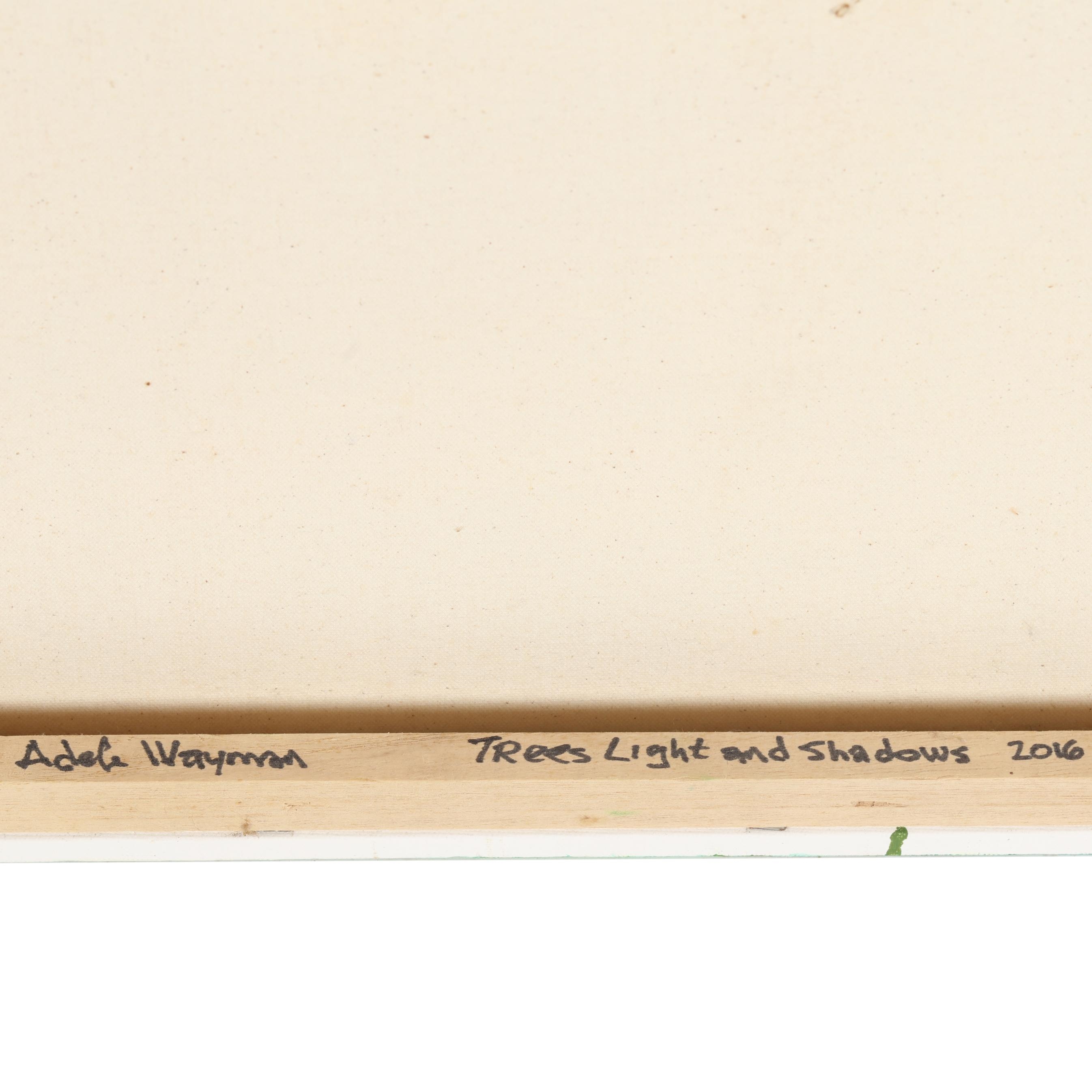 Artwork by Adele Wayman, Trees, Light and Shadows, Made of Acrylic on canvas