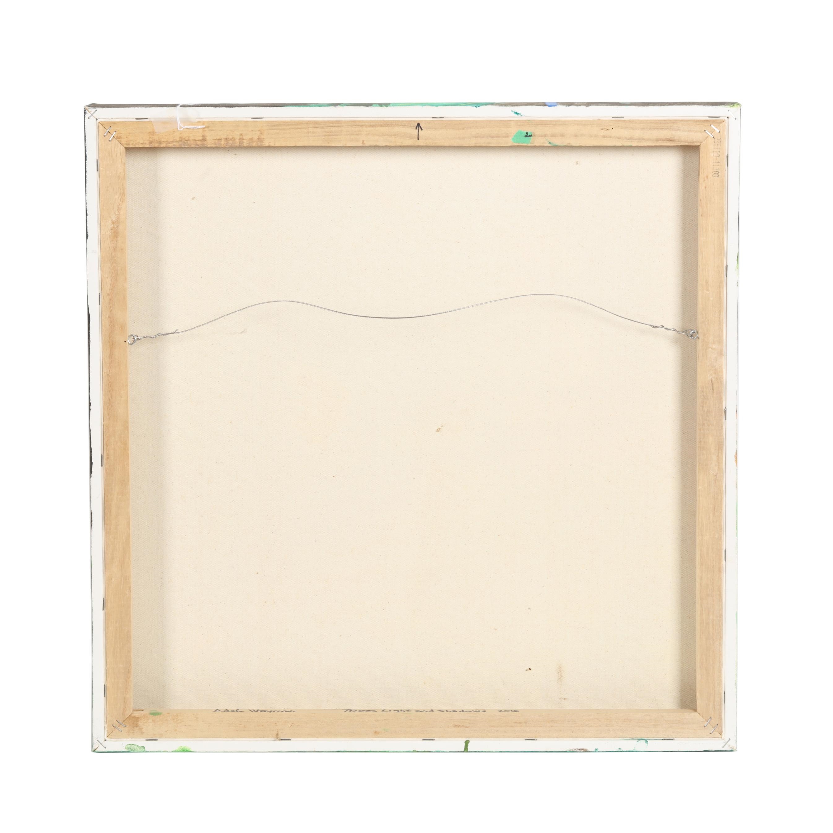 Artwork by Adele Wayman, Trees, Light and Shadows, Made of Acrylic on canvas