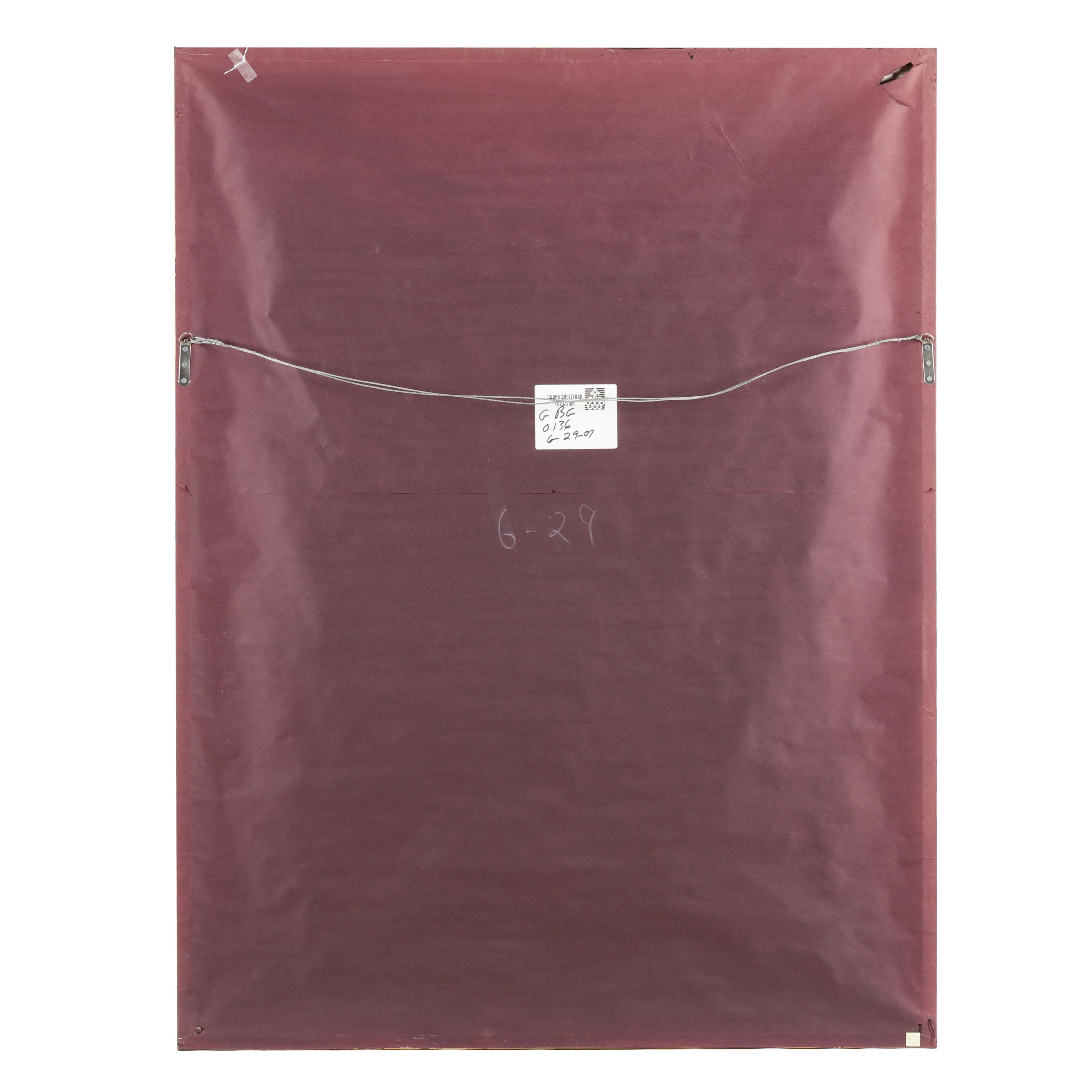 Artwork by Jim Seale, Large Abstract Composition, Made of Oil, gold leaf, and encaustic on canvas