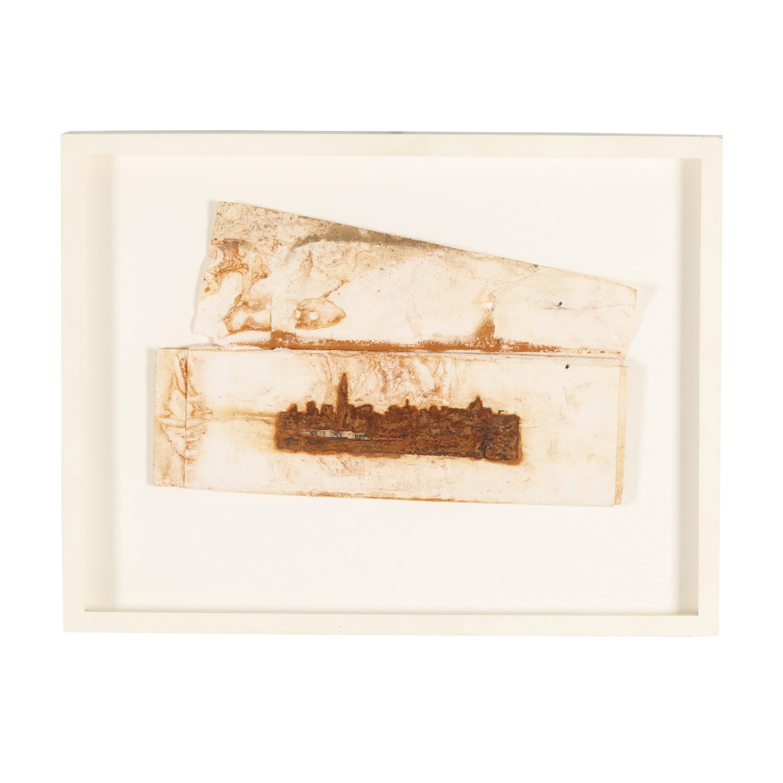 Artwork by Leonardo Drew, Numbers 25X, 26X and 27X (A Triptych, Made of Plexiglass