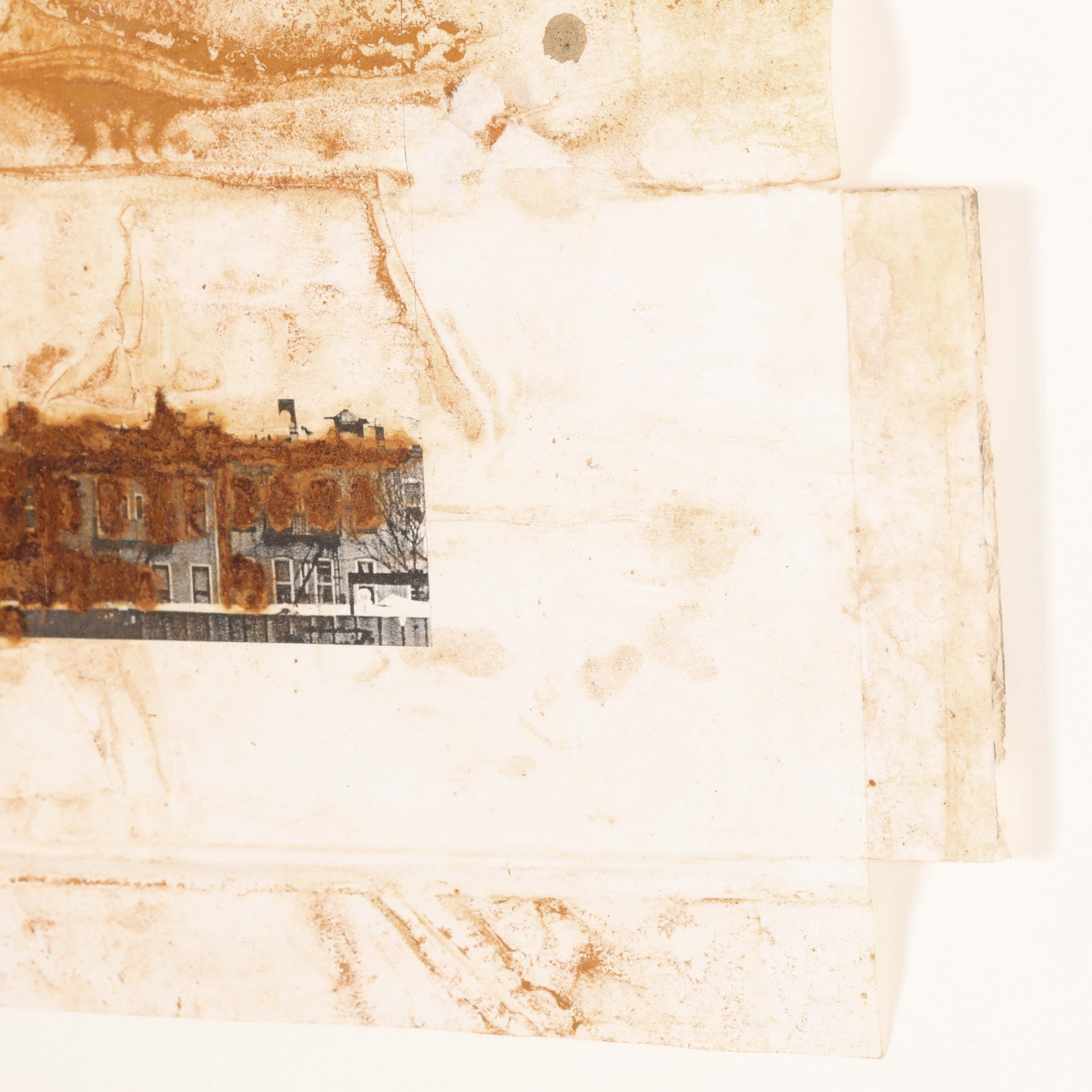 Artwork by Leonardo Drew, Numbers 25X, 26X and 27X (A Triptych, Made of Plexiglass