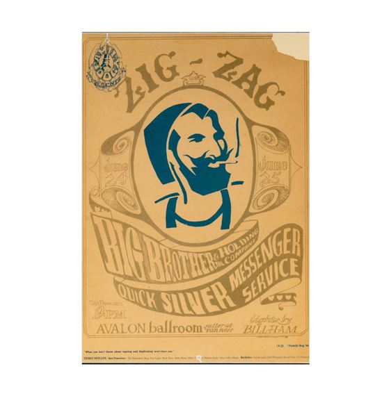 Stanley Mouse | Zig-Zag Man Big Brother Poster (1966) | MutualArt