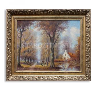 Povoz v aleji - Hans van Santen