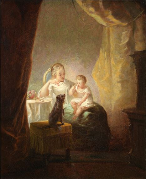 Ecole française du XIXe siècle - Marguerite Gérard