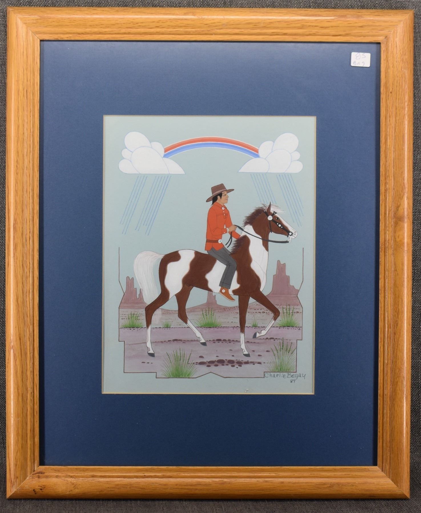 Charlie Begay | NAVAJO PAINTING BY CHARLIE BEGAY | MutualArt