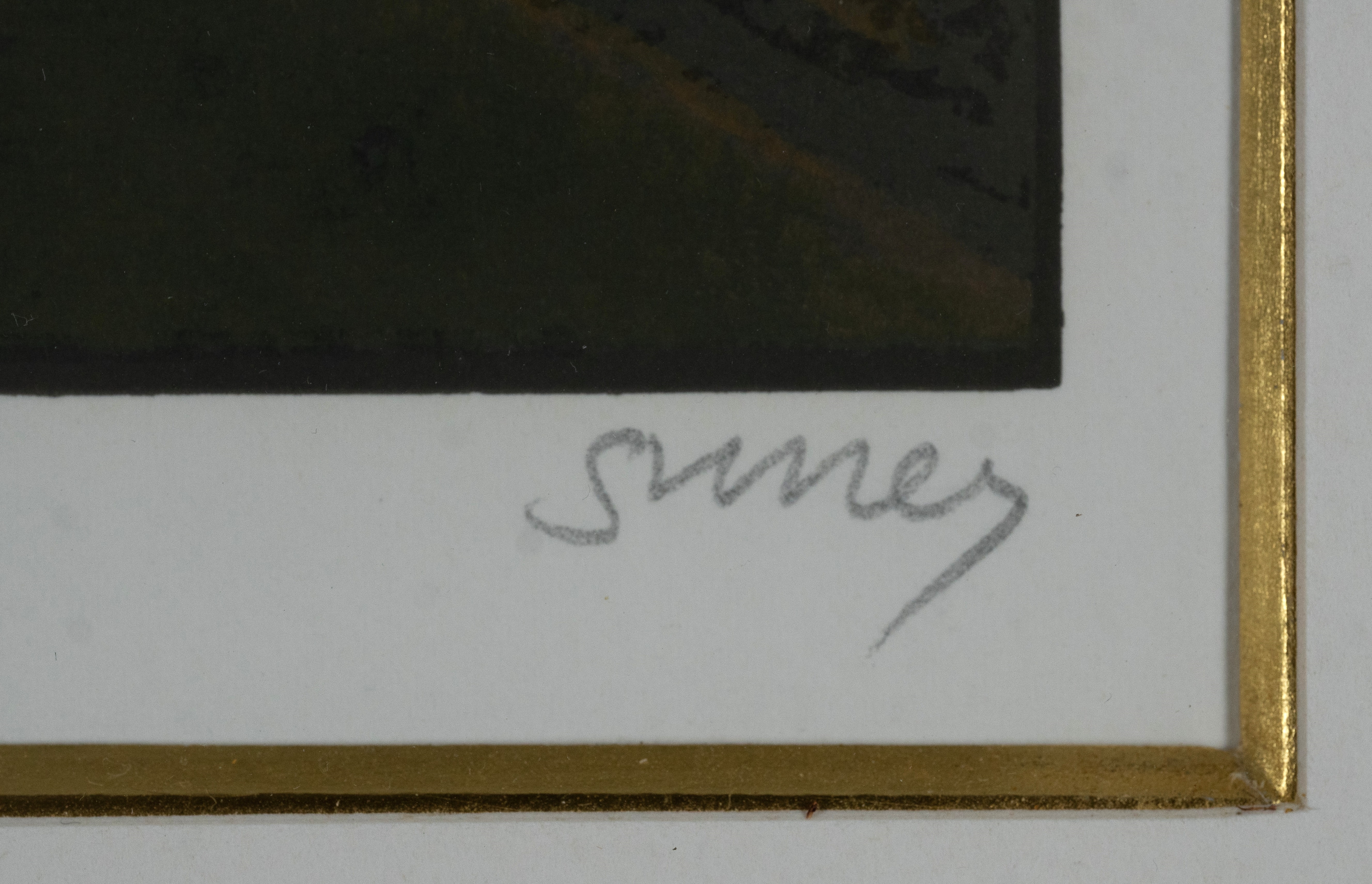 Artwork by Philip Henry Surrey, Street at night, Made of Sérigraphie