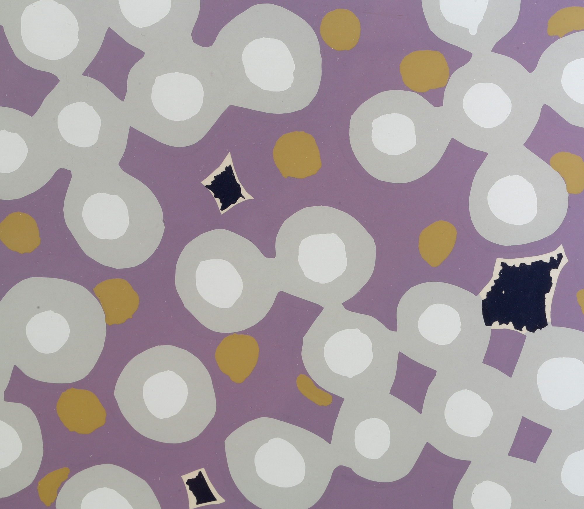 Artwork by Werner Bauer, Ohne Titel, Made of color screenprint