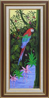 Pupy (Scharlach-Ara im Dschungel) - Julieta Garcia Berbey