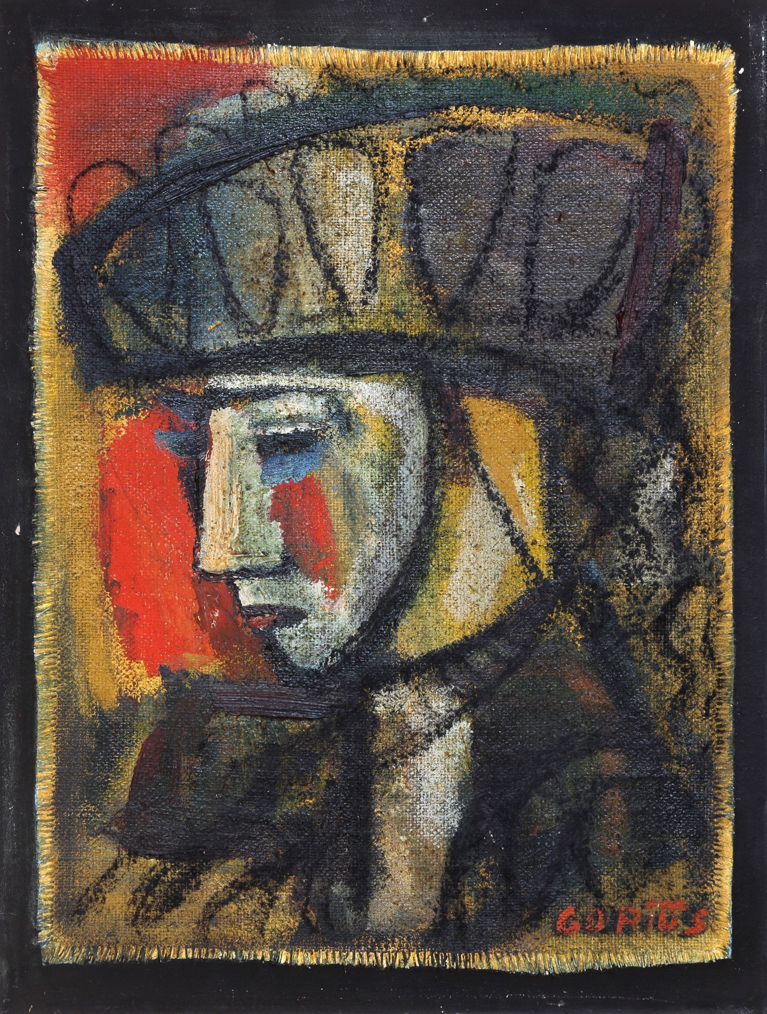 Wolfgang Gorius | Porträt einer Frau mit Hut | MutualArt