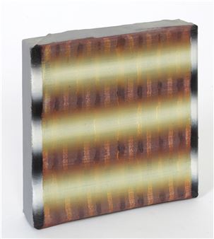 Block-Komposition in Gelb und Braun - Lukas Kramer