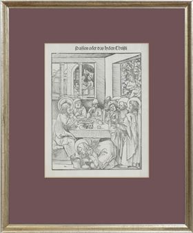 Maria Magdalena wäscht die Füße Christi - Johannes Wechtlin