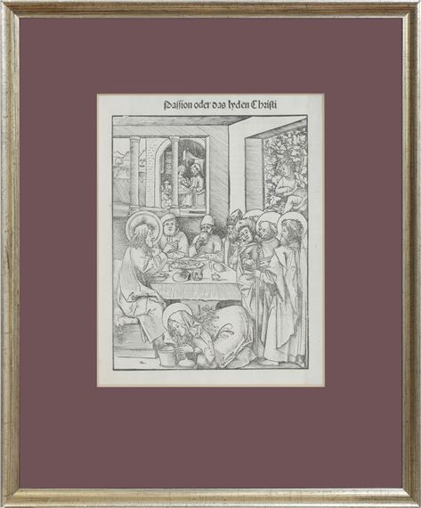 Maria Magdalena wäscht die Füße Christi - Johannes Wechtlin