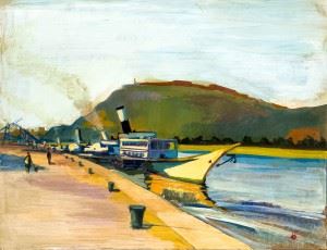 Pesti Dunapart Gellért heggyel - Dénes Osz