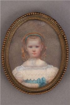 Porträt eines jungen Mädchens - Besnard Geb. Vaillant, Louise-pauline-marie