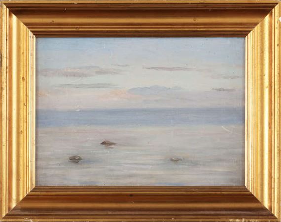 Küste in Abendrot - Karl Vogelsang