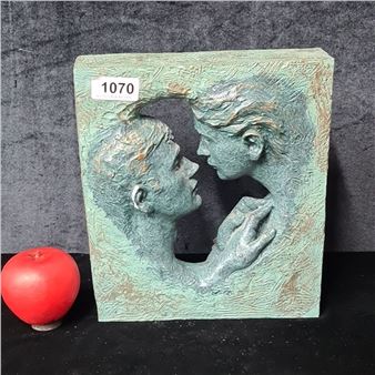 is a Spanish sculptor renowned for expressive figurative works - Angeles Anglada
